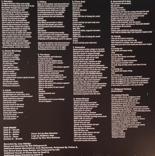Raw Breed (2) : Universal Paranoia (LP, Nat)