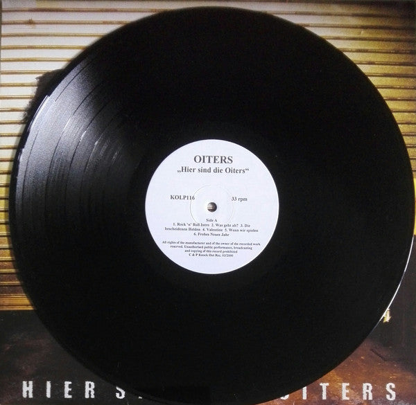 Oiters : Hier Sind Die Oiters (LP, Album)