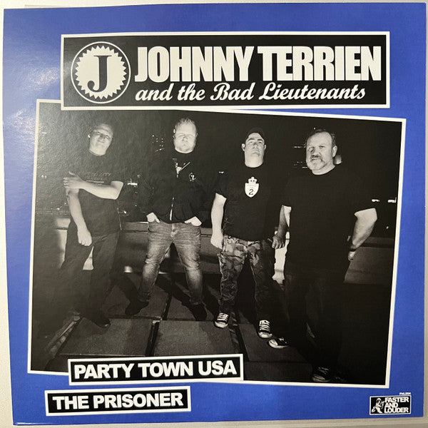 The Suck (2), Johnny Terrien And The Bad Lieutenants : Split 7" (7", EP, blu)