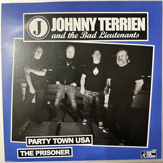 The Suck (2), Johnny Terrien And The Bad Lieutenants : Split 7" (7", EP, blu)