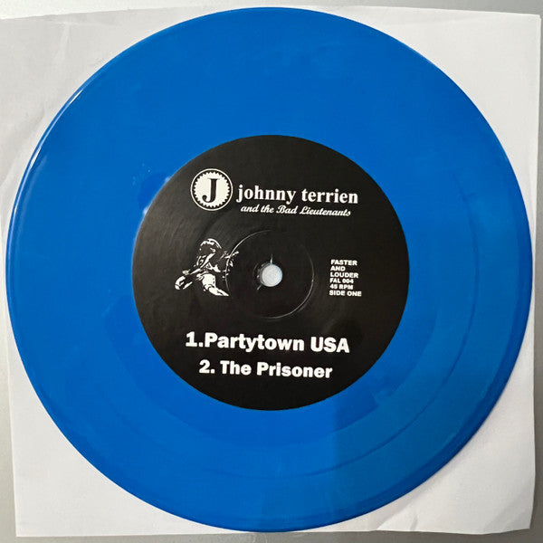 The Suck (2), Johnny Terrien And The Bad Lieutenants : Split 7" (7", EP, blu)