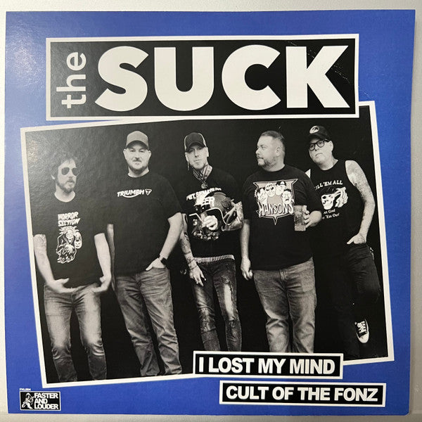 The Suck (2), Johnny Terrien And The Bad Lieutenants : Split 7" (7", EP, blu)
