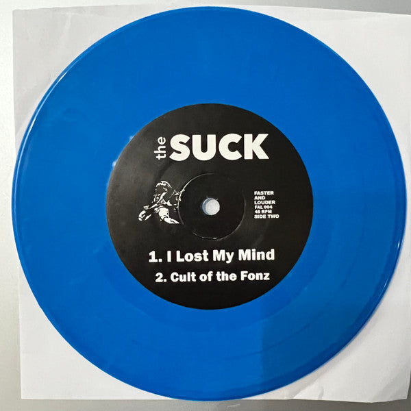 The Suck (2), Johnny Terrien And The Bad Lieutenants : Split 7" (7", EP, blu)