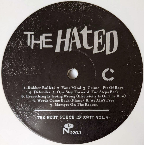 The Hated : Best Piece Of Shit Vol. 4 (2xLP, Comp, Whi)
