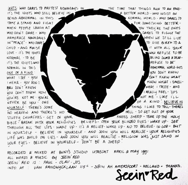 Seein' Red / Sanctions (2) : Seein Red / Sanctions (7")