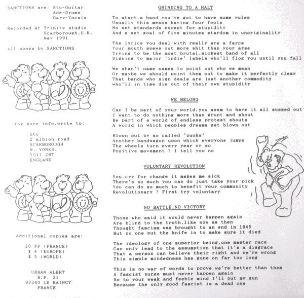 Seein' Red / Sanctions (2) : Seein Red / Sanctions (7")