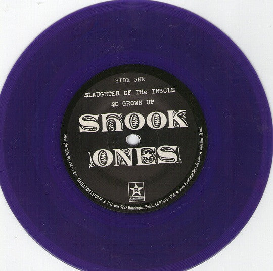 Shook Ones : Slaughter Of The Insole (7", EP, Pur)