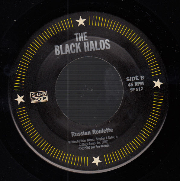 The Black Halos : Jane Doe b/w Russian Roulette (7")