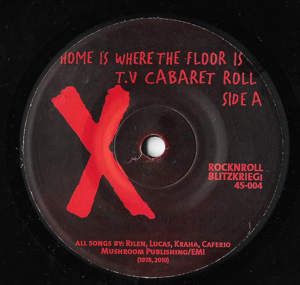 X (10) : Home Is Where The Floor Is (7", EP, RE)