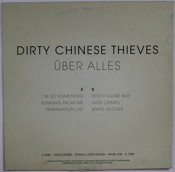 Dirty Chinese Thieves : Über Alles (12", EP)