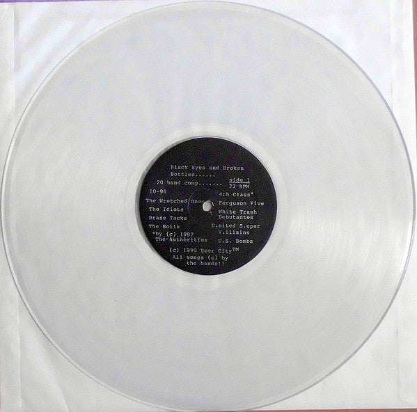 Various : Black Eyes And Broken Bottles ...We're Done Being Harassed! (LP, Comp, Cle)