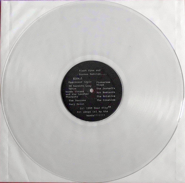 Various : Black Eyes And Broken Bottles ...We're Done Being Harassed! (LP, Comp, Cle)