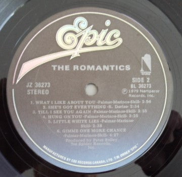 The Romantics : The Romantics (LP, Album)