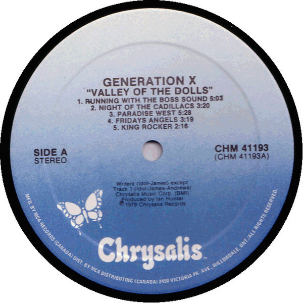 Generation X (4) : Valley Of The Dolls (LP, Album, RE)