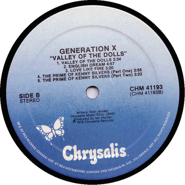Generation X (4) : Valley Of The Dolls (LP, Album, RE)