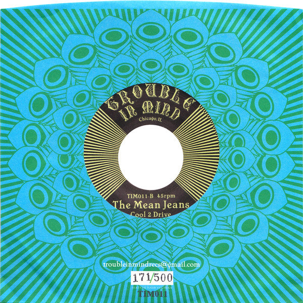 The Mean Jeans : Tears In My Beers (7", Single, Ltd, Num, Col)