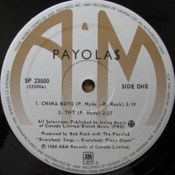 Payola$ : Introducing Payola$ (12", MiniAlbum)