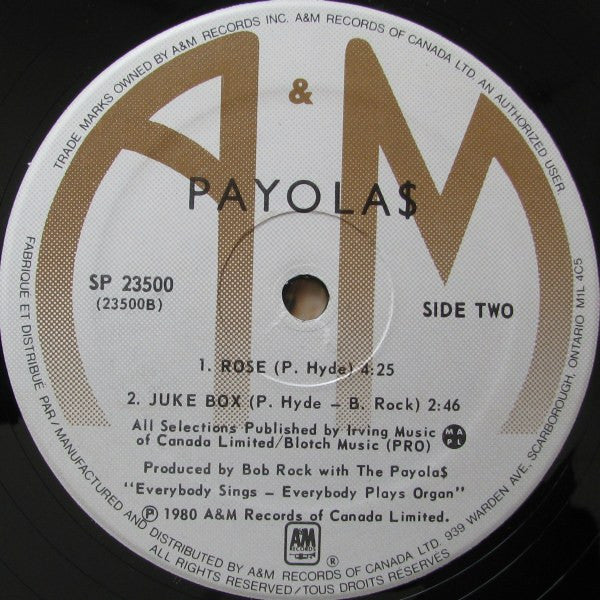 Payola$ : Introducing Payola$ (12", MiniAlbum)