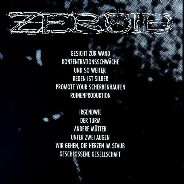 Zeroid (2) : Zeroid (LP, Album)