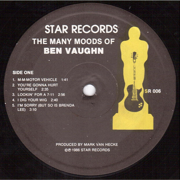 Ben Vaughn Combo : The Many Moods Of Ben Vaughn (LP, Album)