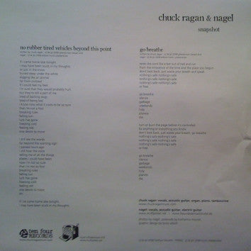 Chuck Ragan & Nagel (2) : Snapshot (7", Single, Cle)