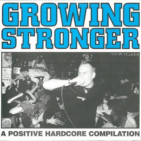 Various : Growing Stronger (A Positive Hardcore Compilation) (7", Comp, RP)