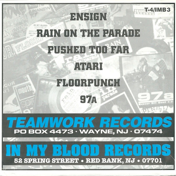 Various : Growing Stronger (A Positive Hardcore Compilation) (7", Comp, RP)