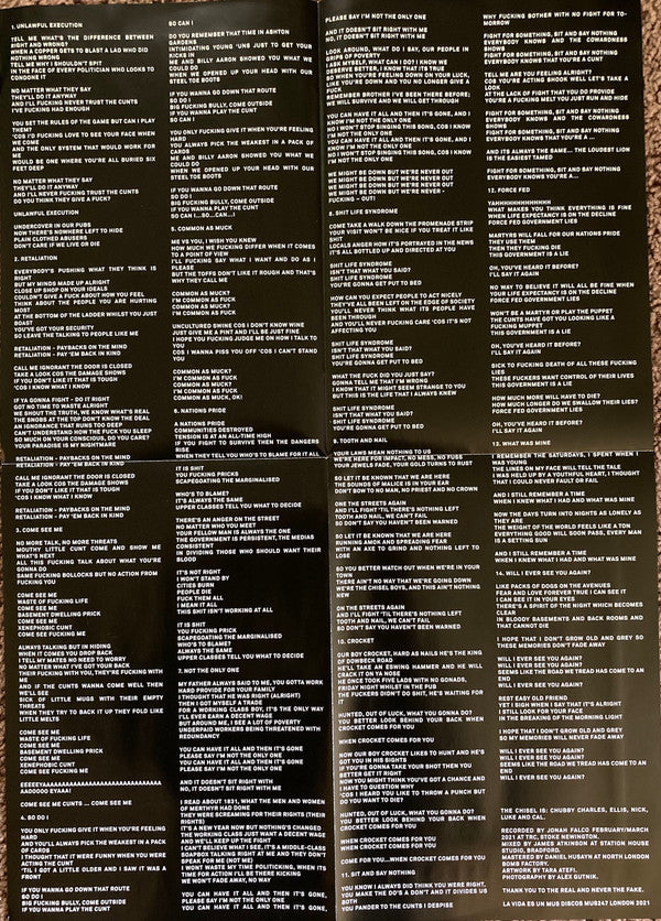 The Chisel : Retaliation (LP, Album, RP, Bla)