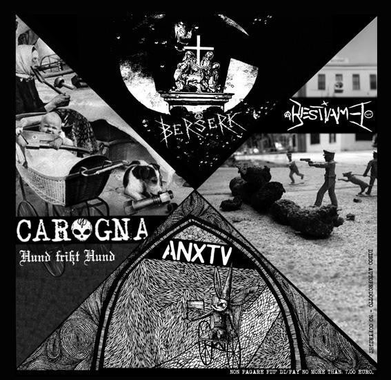 Anxtv / Bestiame / Berserk (9) / Carogna : Anxtv / Bestiame / Berserk / Carogna  (LP)