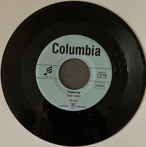The Lords : Poor Boy / Poison Ivy (7", Single, RE)