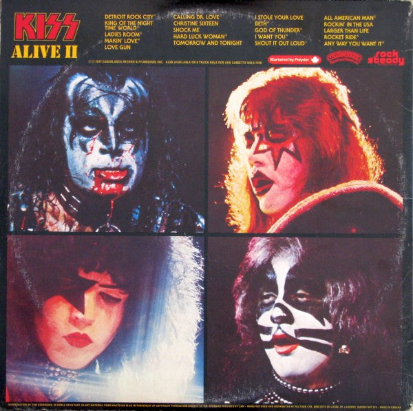 Kiss : Alive II (2xLP, Album)