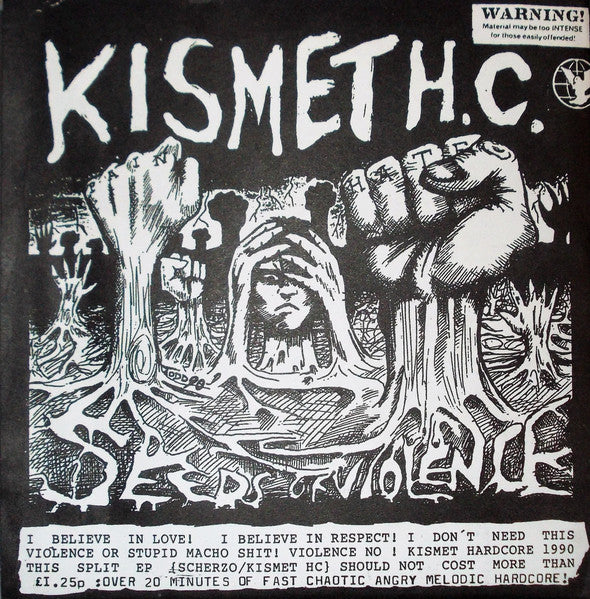 Scherzo (7) / Kismet Hardcore : Multinational Desecration / Seeds Of Violence (7", EP)