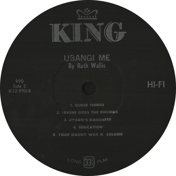 Ruth Wallis : Ubangi Me (LP, Album, Mono)