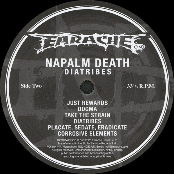 Napalm Death : Diatribes (LP, Album)