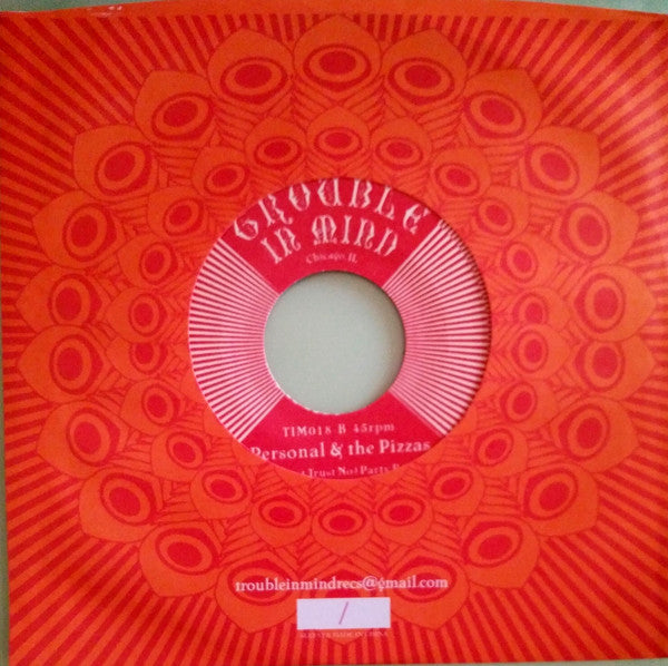 Personal & The Pizzas : I Want You (7", Single, RP)