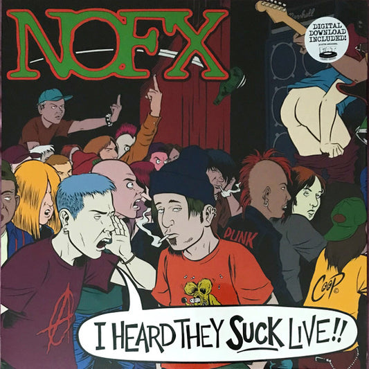 NOFX : I Heard They Suck Live!! (LP, Album, RP)