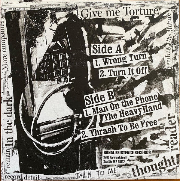 ANS (2) : Romancing The Phone (7", EP, Num, W/Lbl)