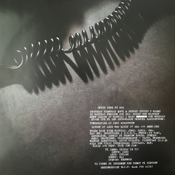 Sista Sekunden : Skyll Inte På Oss (LP, Album, Sil)