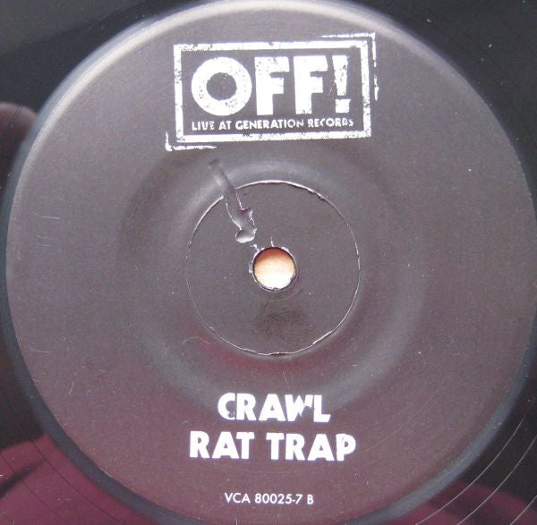OFF! : Live At Generation Records (7", RSD)