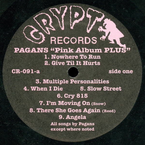 Pagans : The Pink Album Plus! (LP, Comp)