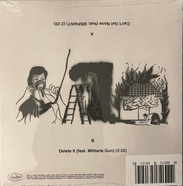 MSPaint, Militarie Gun : Paint Gun (7", Single, Ltd, Vio)