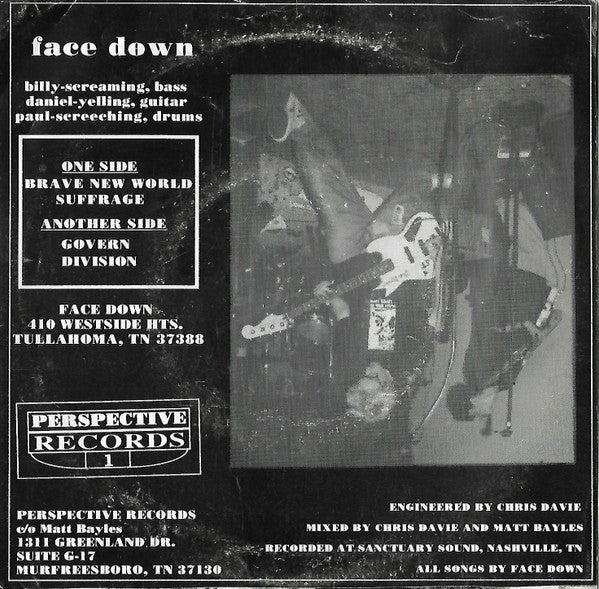 Face Down (5) : War Of Survival (7")