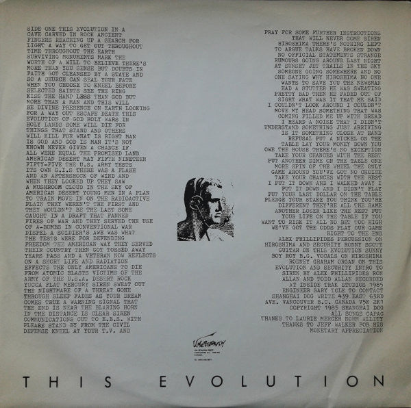 Shanghai Dog : This Evolution (LP, Album)