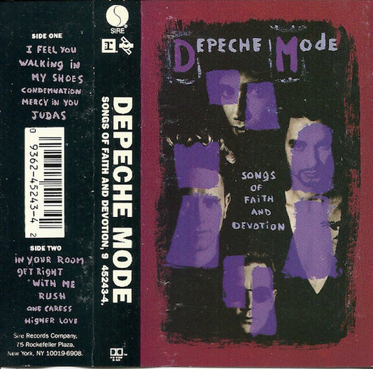 Depeche Mode : Songs Of Faith And Devotion (Cass, Album, SR,)