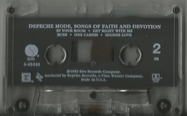 Depeche Mode : Songs Of Faith And Devotion (Cass, Album, SR,)