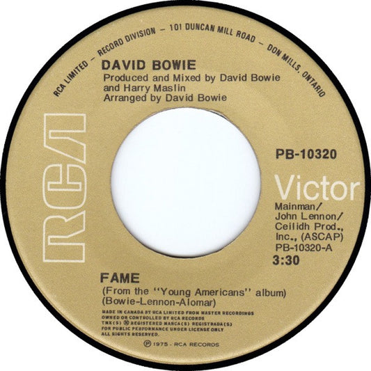 David Bowie : Fame (7", Single)