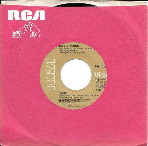 David Bowie : Fame (7", Single)