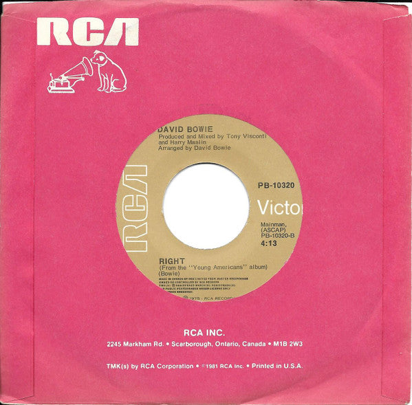 David Bowie : Fame (7", Single)
