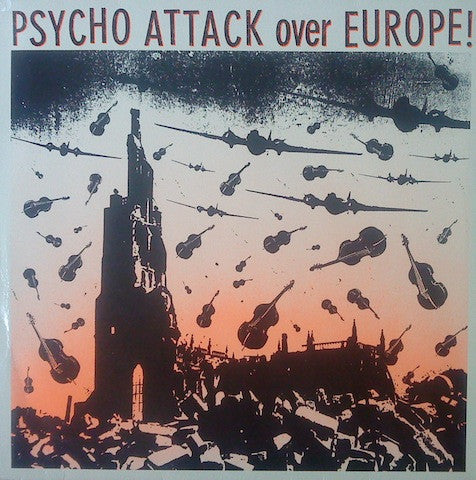 Various : Psycho Attack Over Europe ! (LP, Comp)