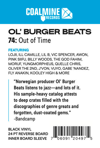 Ol' Burger : 74: Out of Time (LP, Album, Bla)